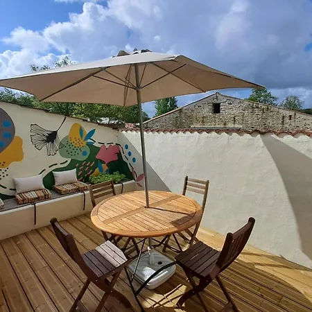 O Ptit Bonheur - Vendee - 2 Maisons De 85 M2 Chacune Avec Piscine Exterieure Chauffee & Couverte בית נופש *