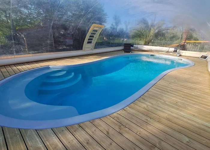 O Ptit Bonheur - Vendee - 2 Maisons De 85 M2 Chacune Avec Piscine Exterieure Chauffee & Couverte Tatil Evi *